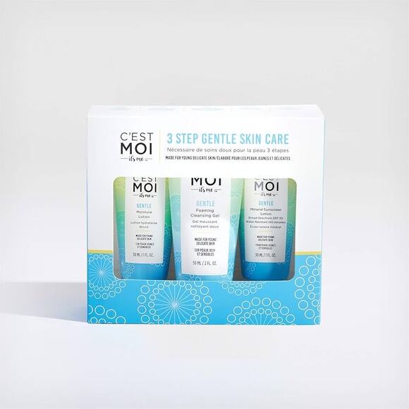 C'est Moi 3 Step Gentle Skin Care Set - 3pc - 4 fl oz total NIB - Picture 2 of 2